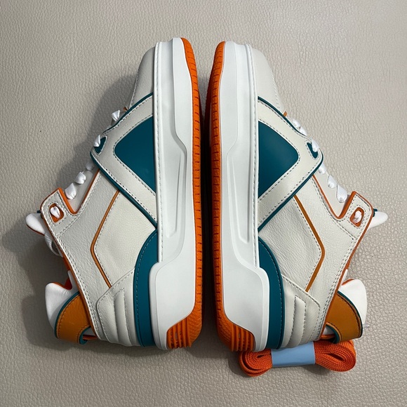 Just Don Tennis Courtside Mid Top Sneakers - Made in Italy - EU 41/M8W9.5 - Picture 5 of 13